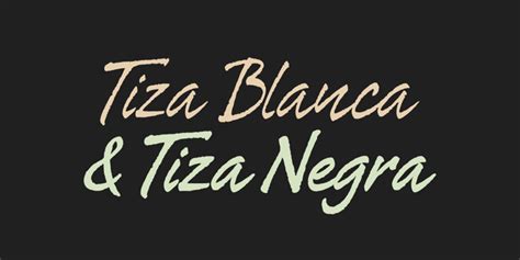 Tiza Font - fontforlife.com