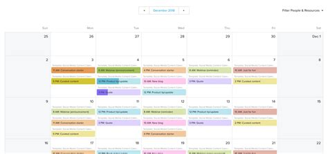 Social Media Marketing Plan Template and Calendar | TeamGantt