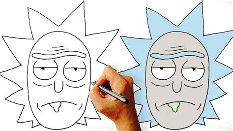 Rick from Rick and Morty Drawing Lesson. Learn How to Draw Easy Way.