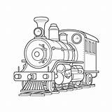 Coloring Page Of Train Engine sketch template