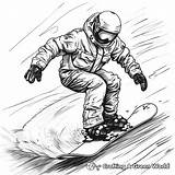 Snowboard Coloring Pages  Free & Printable sketch template