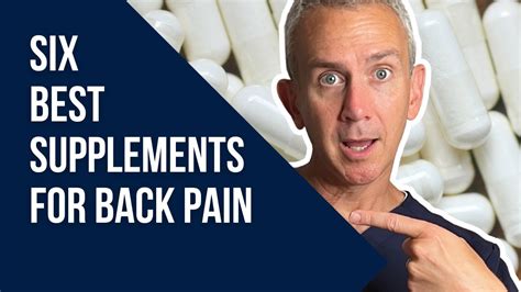 Top 6 Supplements for Back Pain - YouTube