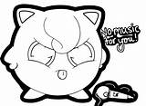 Coloring Jigglypuff Marker Pages Ingrahamrobotics Printable  sketch template