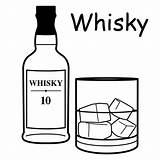 Whisky Coloring Pages sketch template
