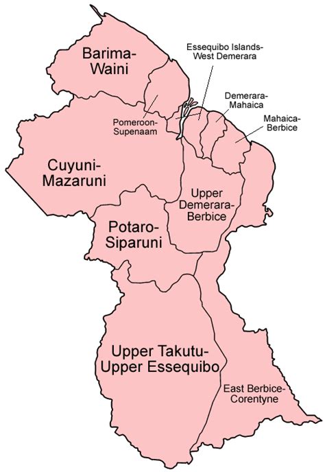 File:Guyana regions english.png - Wikimedia Commons