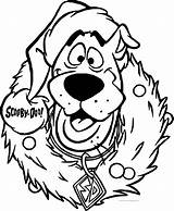 Scooby Doo Christmas Coloring Page  Wecoloringpagecom sketch template