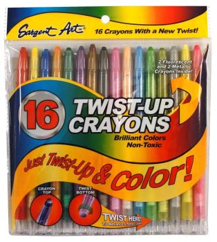 Twist-Up Crayons - Set of 16 | Sargent Art