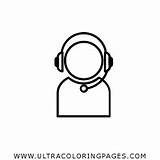 Call Center Coloring Pages For Kids  Free sketch template