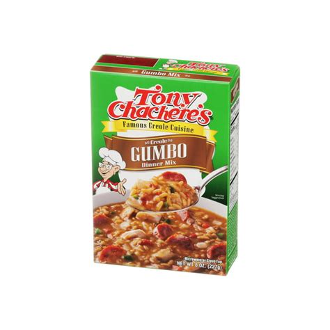 (12 Case)Tony Chachere's Creole Gumbo Dinner Mix , 8 oz. - Walmart.com