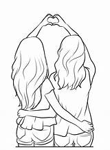 Coloring Page Friendship  Free Printable Pages sketch template
