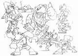 Banjo Kazooie Pages Coloring sketch template