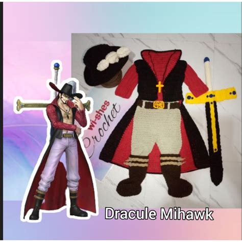 Dracule Mihawk One Piece Crochet Costume | Shopee Philippines