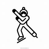 Speed Skating Coloring Page  Free speed skating For Kids sketch template