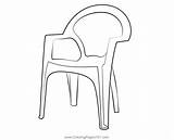 Front View Of Chair Coloring Page  Pages Printable coloring sketch template