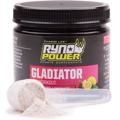 NEW Ryno Power Gladiator Pre Workout Tub 30 Servings Sports Training ...