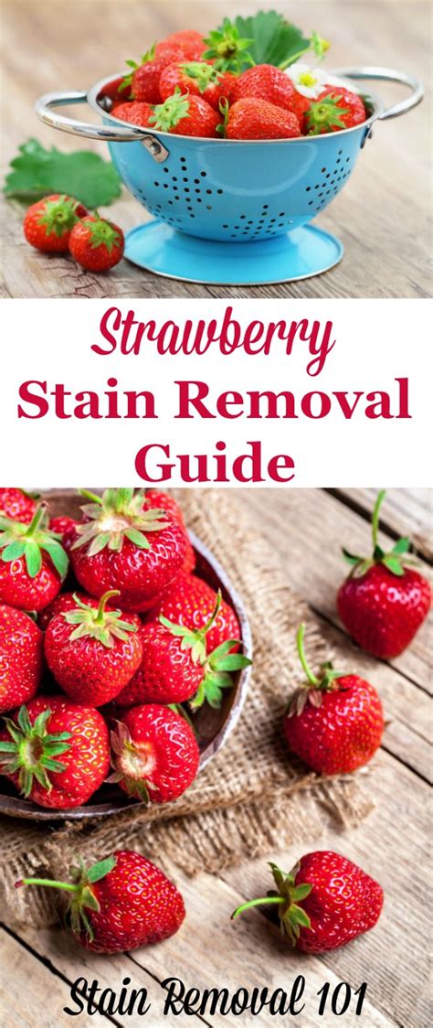 Strawberry Stain Removal Guide