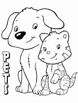 Pet Coloring Pages Printable sketch template