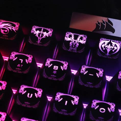 104pcs Fate/stay Night Saber Theme Keycaps anime Girl Keycap - Etsy