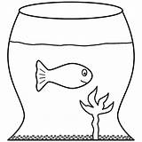 Free Fish Bowl sketch template
