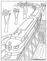 Freight Trains Coloring Pages sketch template