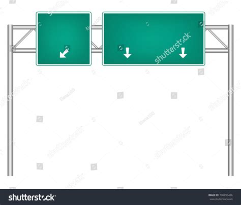 Highway Road Sign Vector Design Stock Vector (Royalty Free) 790890436 ...