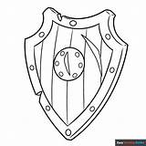 Shield Coloring Page  Easy Drawing Guides sketch template