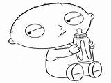 Stewie Griffin Coloring Pages Sketch Page sketch template
