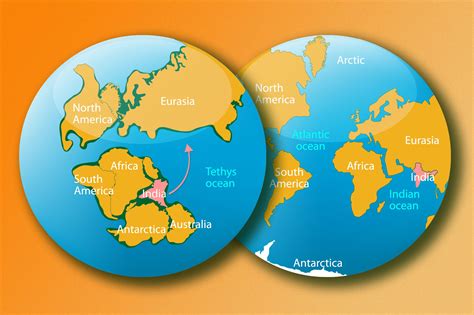 Continental Drift Before And After