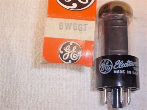 VINTAGE NOS GENERAL Electric 6W6Gt Vacuum Tube Tubes Usa Tested Tub23138 $4.99 - PicClick