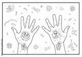 Coloring Pages About Germs sketch template