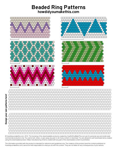 Free Printable Peyote Patterns