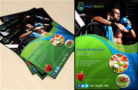 Entry #13 by mohsinayub2020 for Design a Flyer for Full Health - Nutritionist & Personal Trainer ...