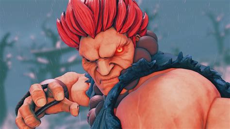 Street Fighter V - Akuma Intro, Critical Art, Victory Pose, All ...