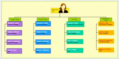 5 organizational Structure Chart Template - SampleTemplatess - SampleTemplatess