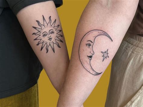 Update 87+ moon and star tattoo ideas latest - in.cdgdbentre