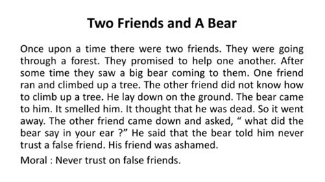 Story. Two friends and A Bear | Sub.English | by Vijay sir - YouTube