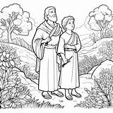 Abraham And Isaac Bible Story coloring Page  Download Print Or Color sketch template
