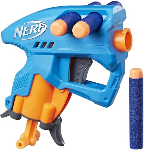 Buy Nerf Nanofire Blaster, Blue Single- Blaster With Dart Storage, Includes 3 Elite Darts, For ...