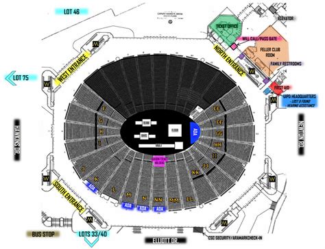 Carver Hawkeye Arena Seating Chart Wrestling | Elcho Table