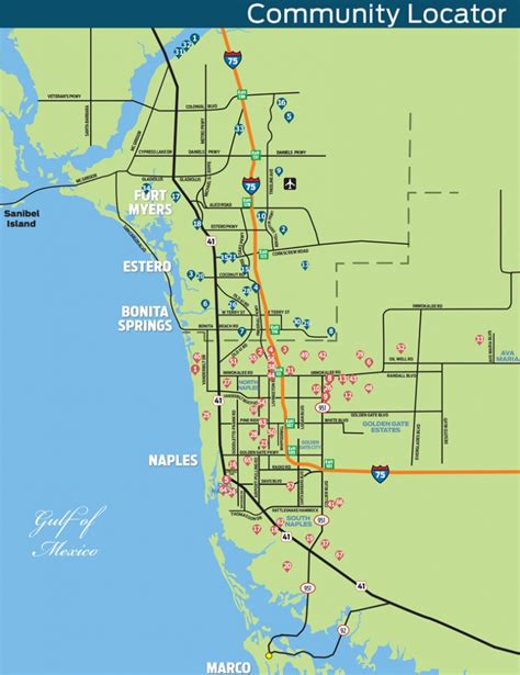 Bonita Beach Florida Map - Printable Maps