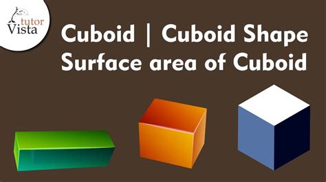 Cuboid | Cuboid Shape | Surface Area - YouTube