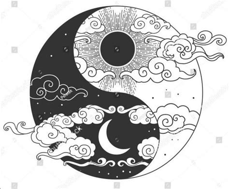 Pin on tattoo | Graphic design elements, Yin yang art, Art drawings