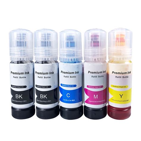 2 5 Pcs Ink For Epson L3150 EcoTank Printer L3110 L4150 L4160 ET 2750 ...