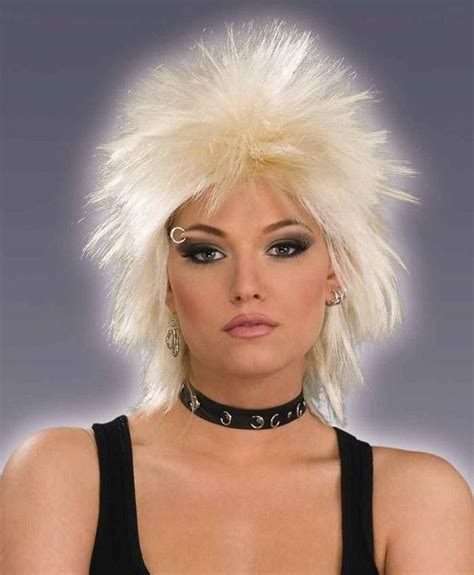 80s Rock Chick Blonde Costume Wig Compliment your 80s costume theme ...