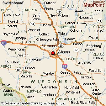 Eau Claire, Wisconsin Area Map & More