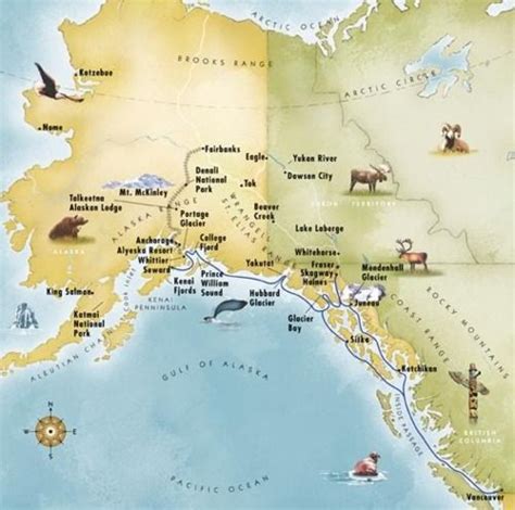 Alaska Inside Passage Cruise Map | Next? Alaska | Pinterest | Alaska and Cruises