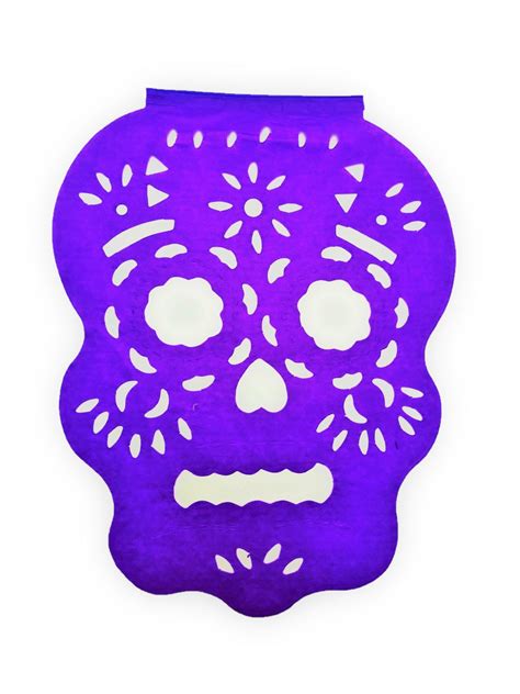 Papel Picado Banner Skull — FANDANGO TRADING - MEXICAN FOLK ART