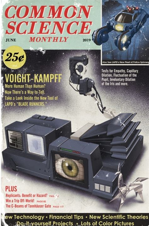 Fan-Made Blade Runner Magazine Introduces That New Voight-Kampff Test | GIANT FREAKIN ROBOT