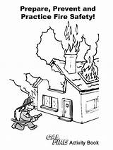 Fire Safety coloring pages sketch template
