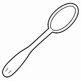 Spoon coloring Page Outline Book Line Art Drawing  sketch template